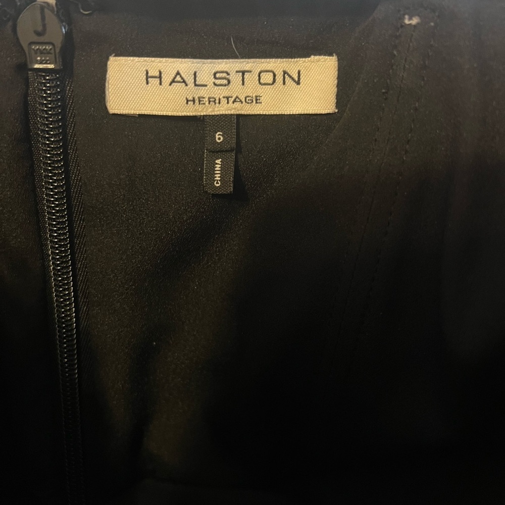 Halston Heritage Long Black Gown - for Prom, Formals, Wedding Guest, etc. - Picture 8 of 8